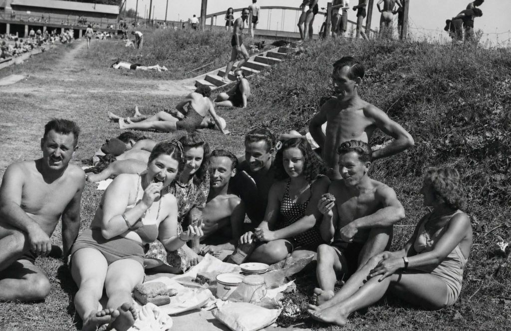 Gradsko kupalište na Savi oko 1940. godine